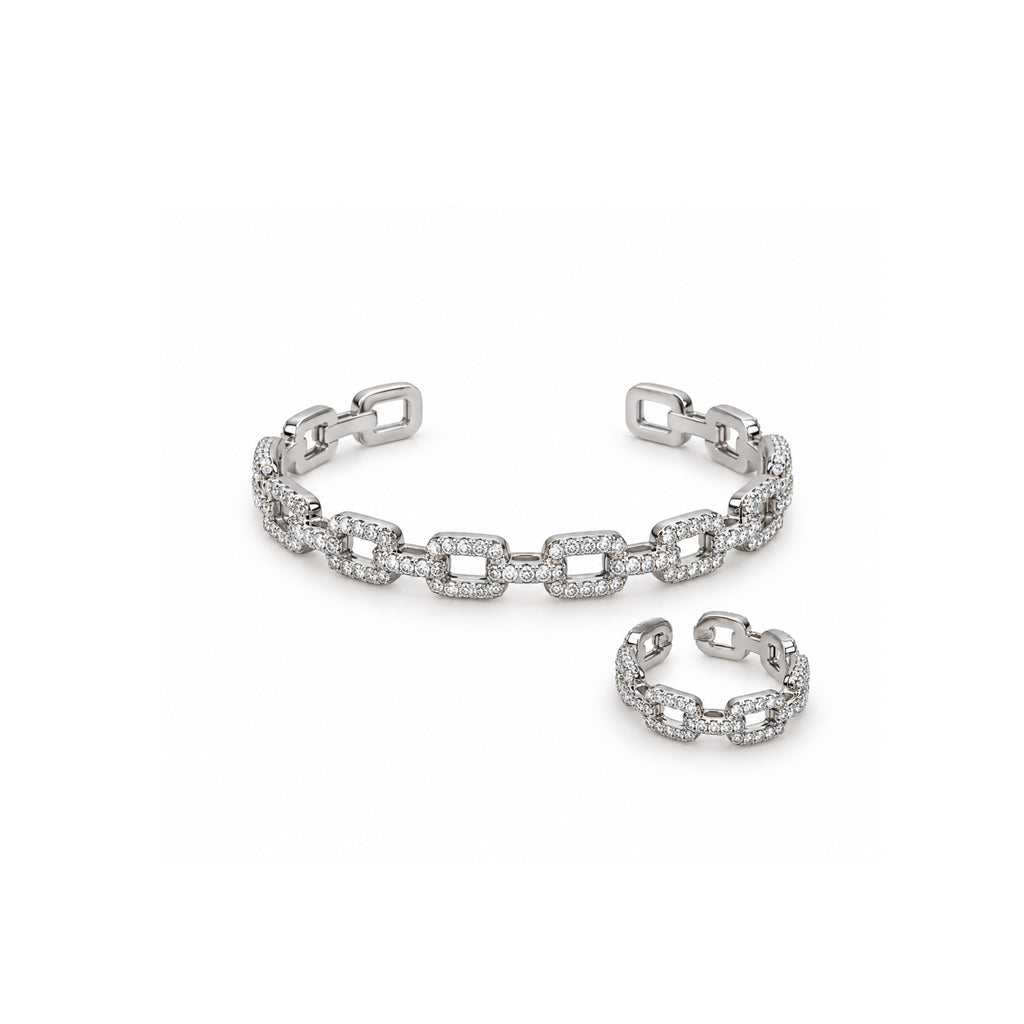 Pulsera Cadenas con anillo