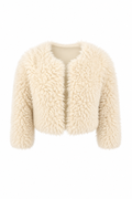 Abrigo Beige Peluche