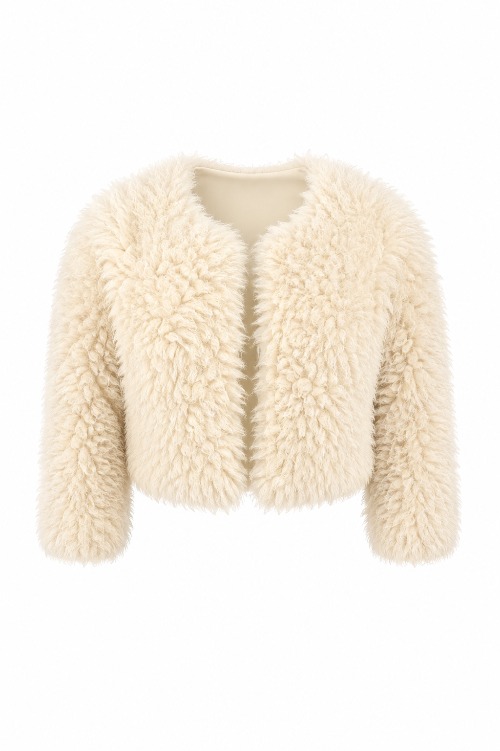 Abrigo Beige Peluche