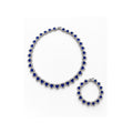 Collar corazón azul rey