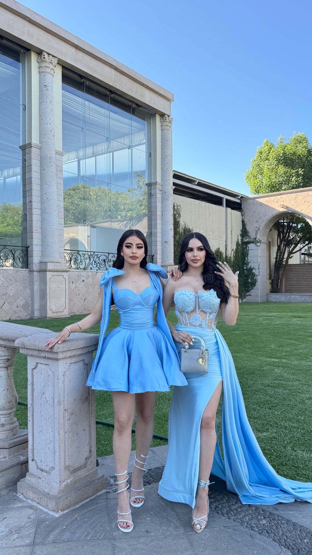 Burbuja azul cielo