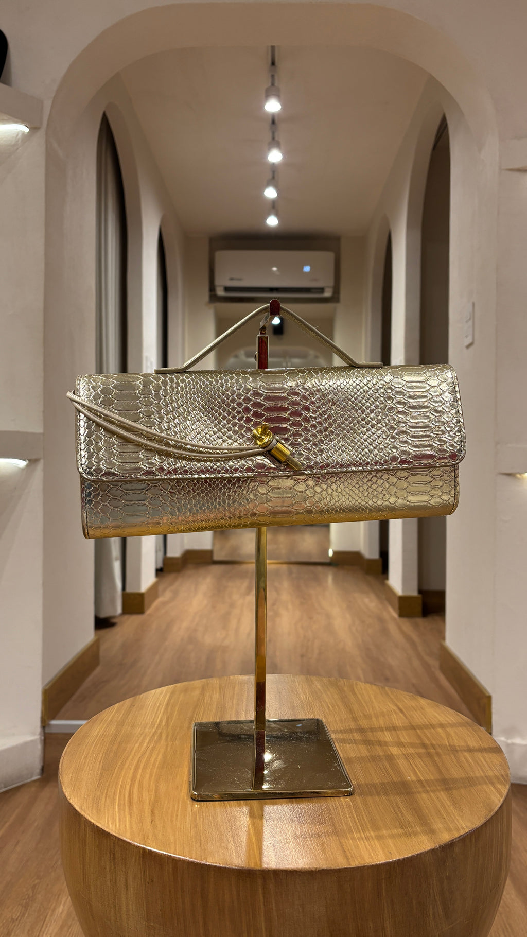 Bolsa Bottega Dorada