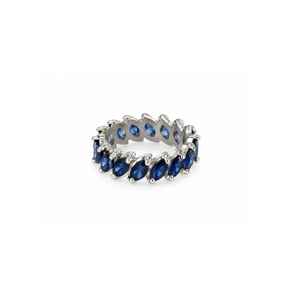 Anillo Esmeraldas Azules