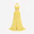 Encaje 3D Amarillo Venta