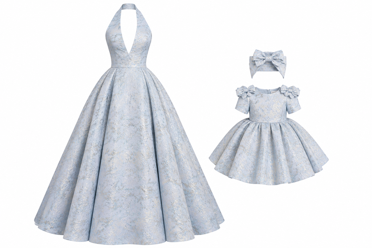 Modelo Bebé Midi Azul Cielo