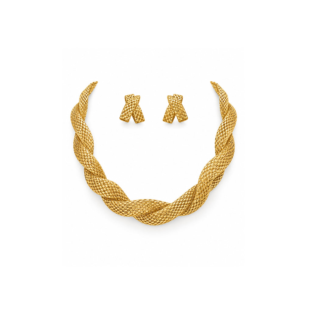 Collar Nudos Dorado