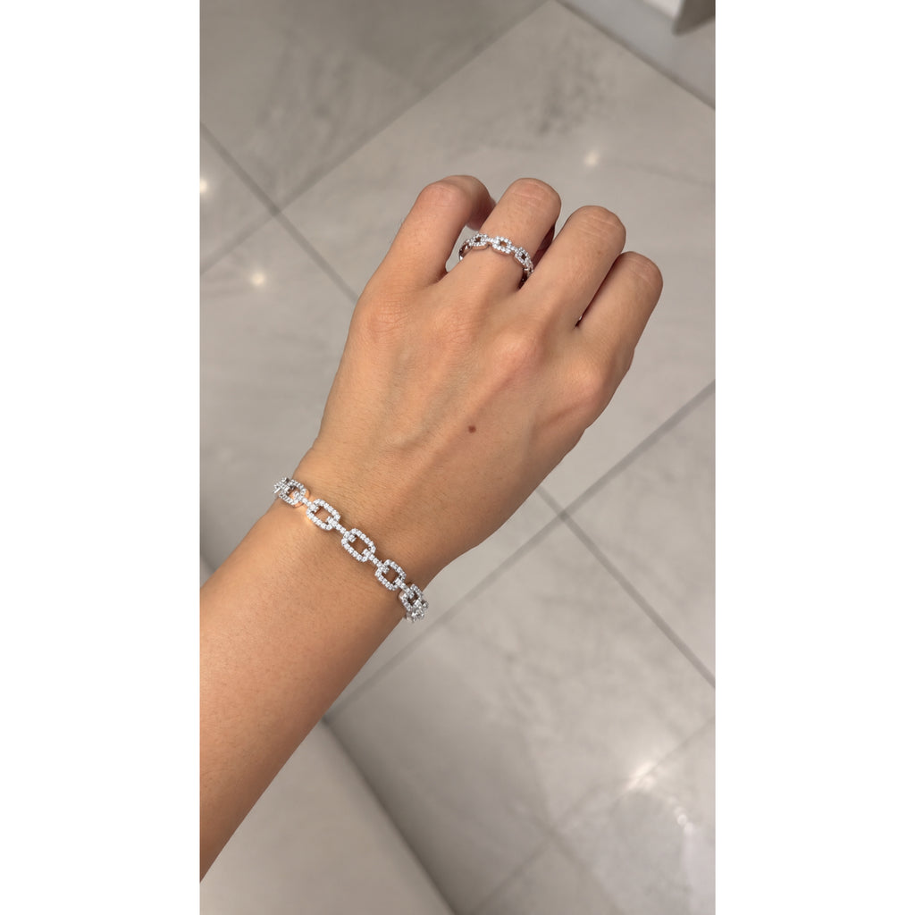 Pulsera Cadenas con anillo