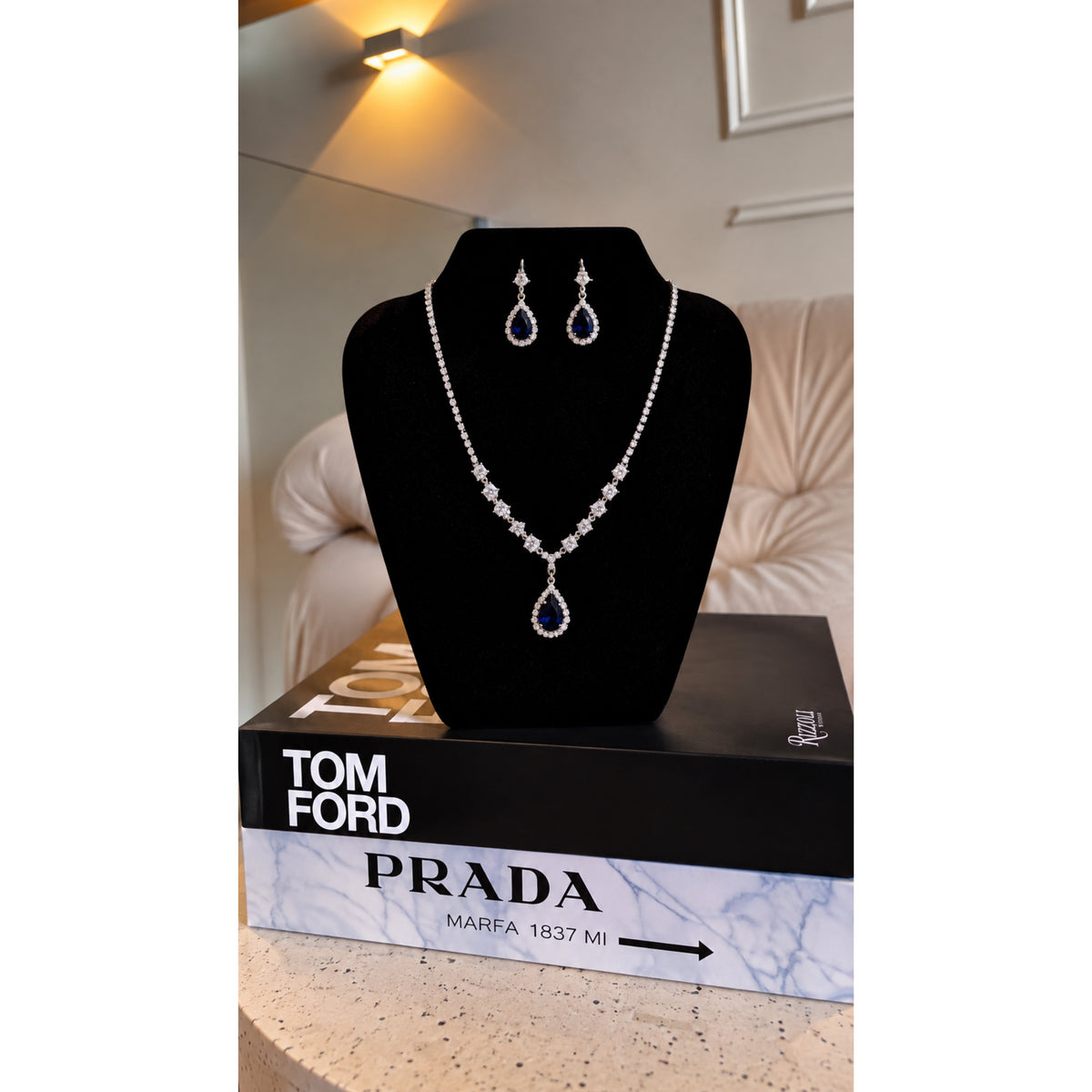 Collar Minimalista Azul
