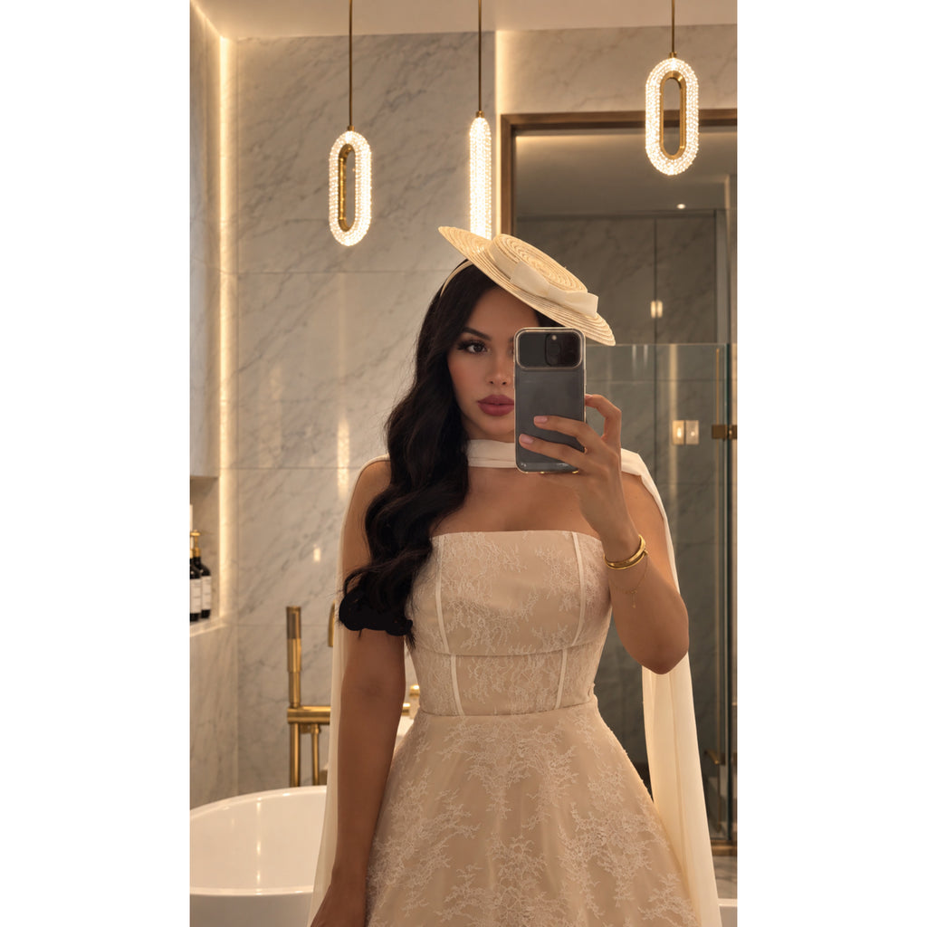 Vestido Encaje Kimy Renta